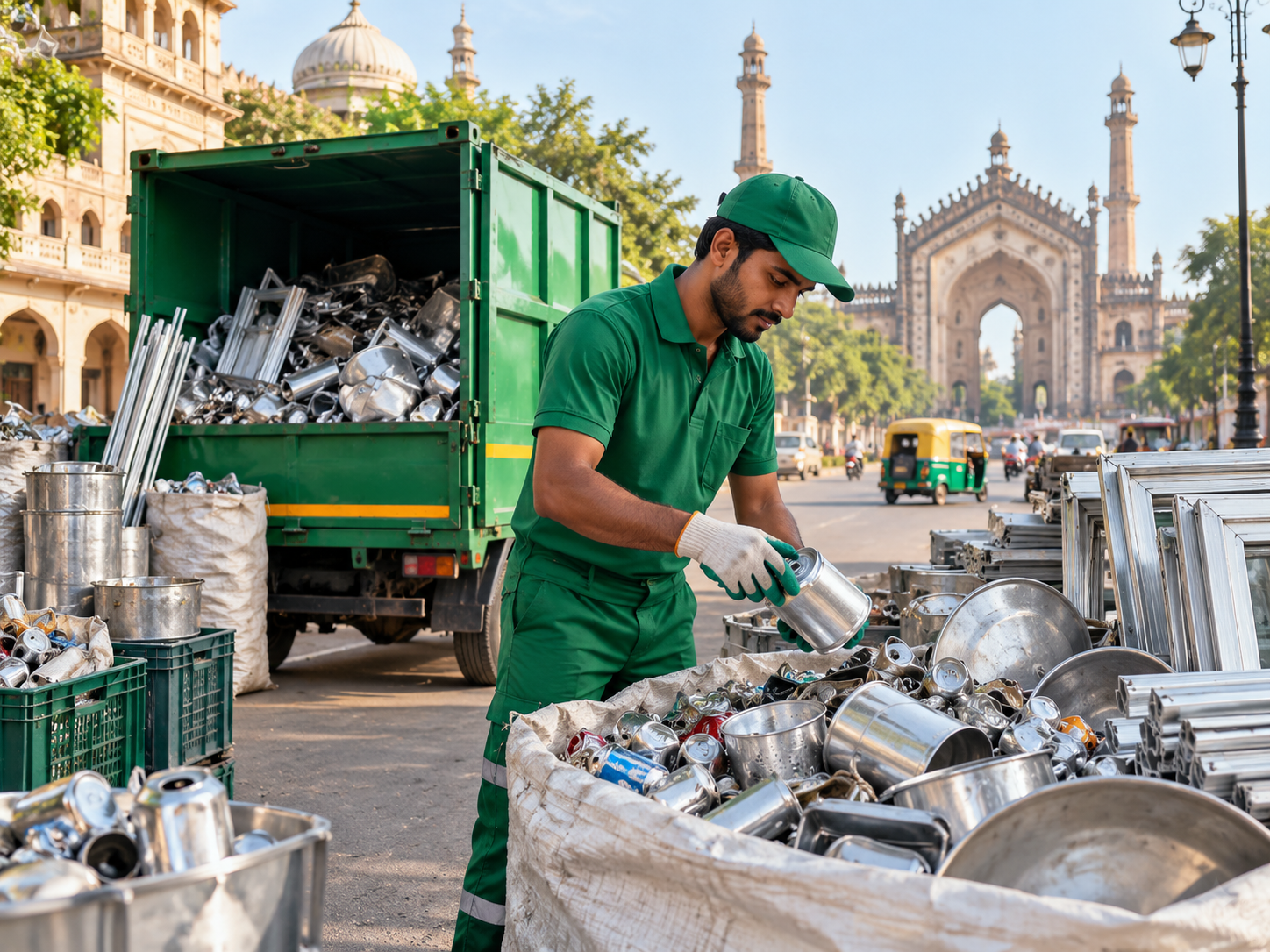 Aluminium scrap collection