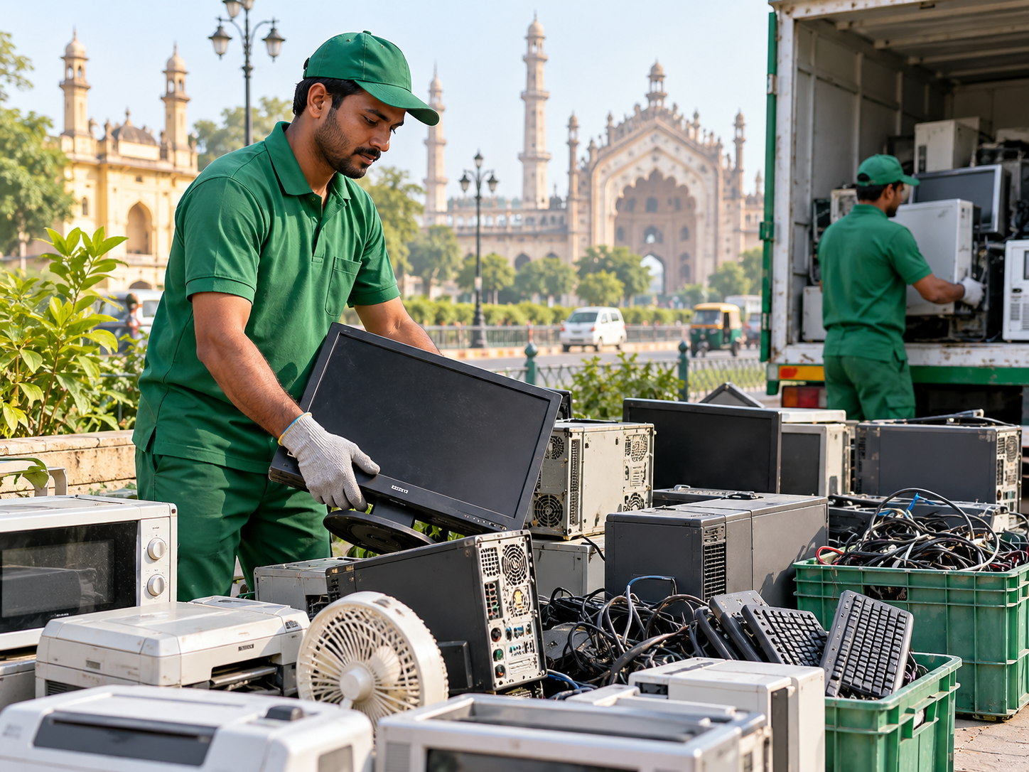 Electronic waste collection