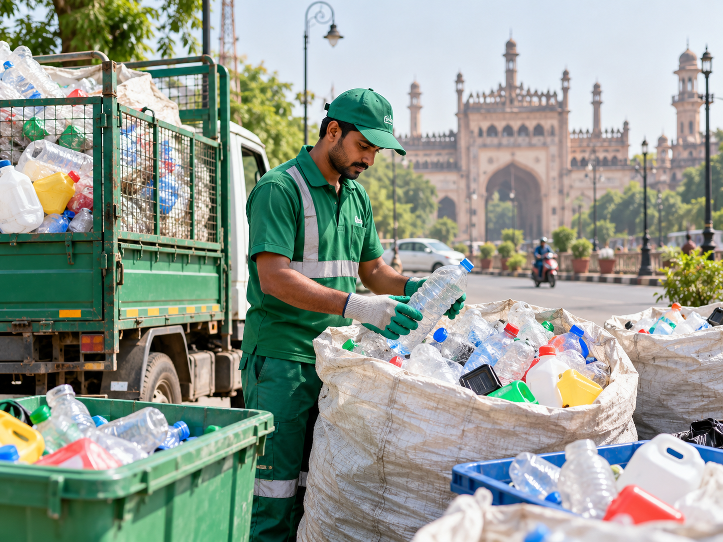 Plastic scrap collection